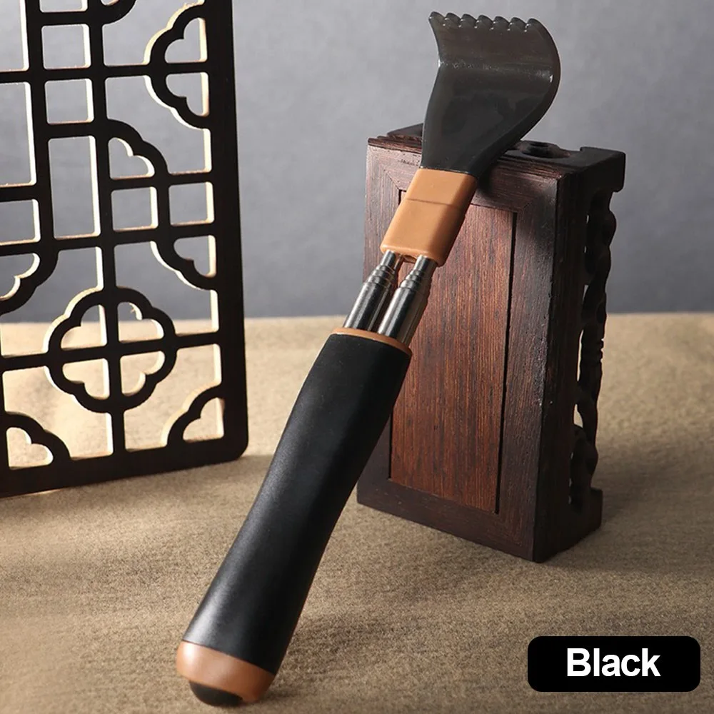 Telescopic Retractable Back Scratcher Comfort Grip Handle Double Pole Back Scraper Adjustable Length Scratch Massage