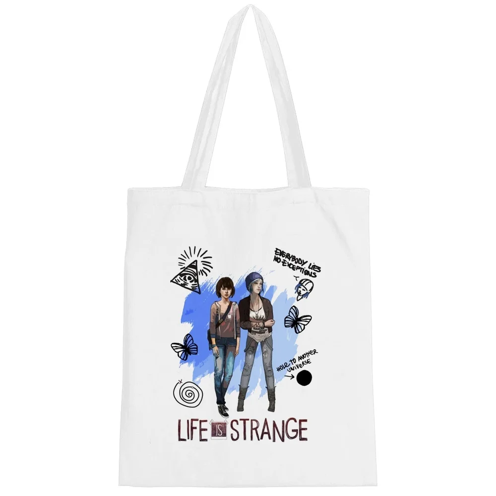 Life Is Strange tote bag y2k bolsas de tela personnalisable totebag grocery femme