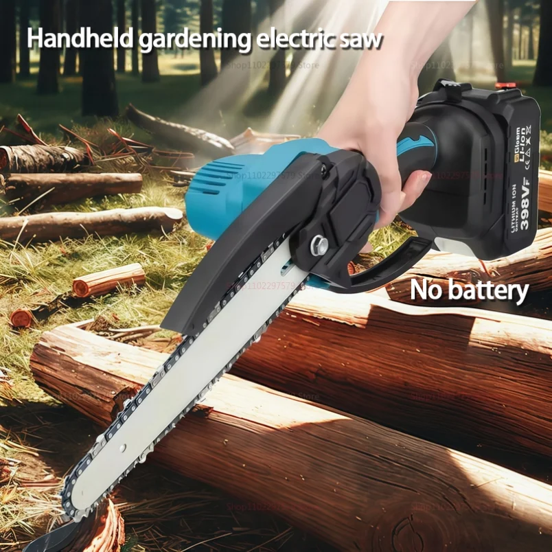 

6Inch Brushless Electric Saw Cordless Chainsaw Handheld Garden Wood Logging Chainsaw Power Tool for 21V Battery Pin