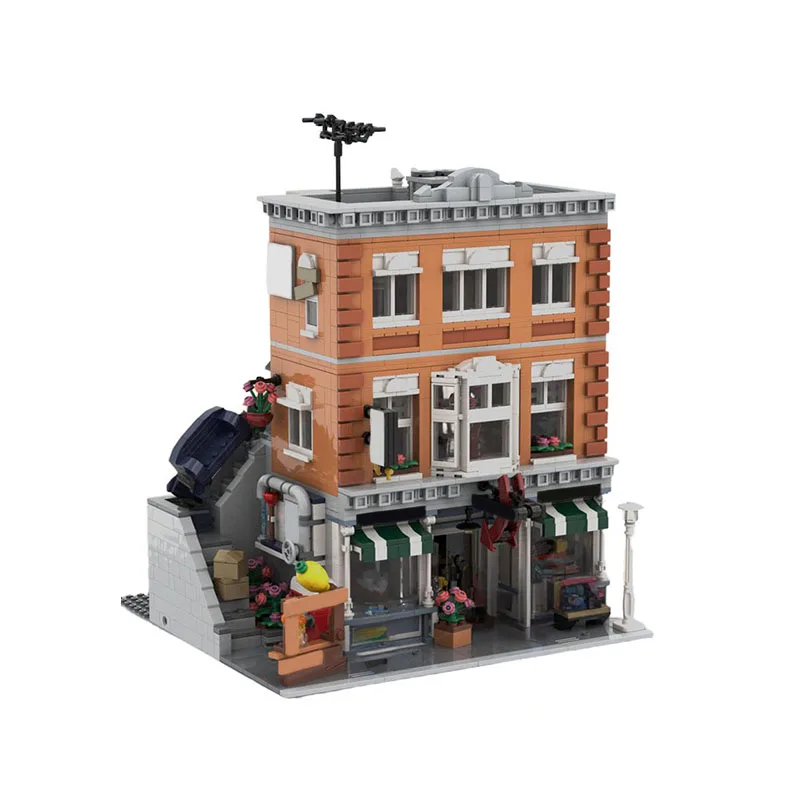 3152pcs MOC Creator Expert Hardware Store and Apartment Renovation Model Christmas Gift DIY Office Desk Decor