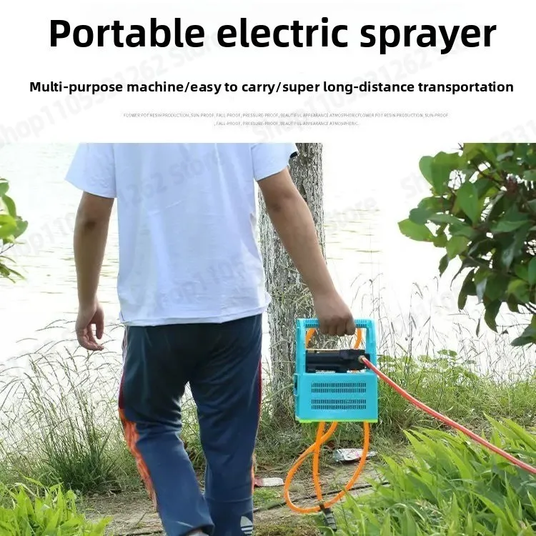 Rechargeable Electric Knapsack Sprayer, Agriculture Fruit Tree Medicine Spray Machine, Multifunctional Watering Pump for Garden