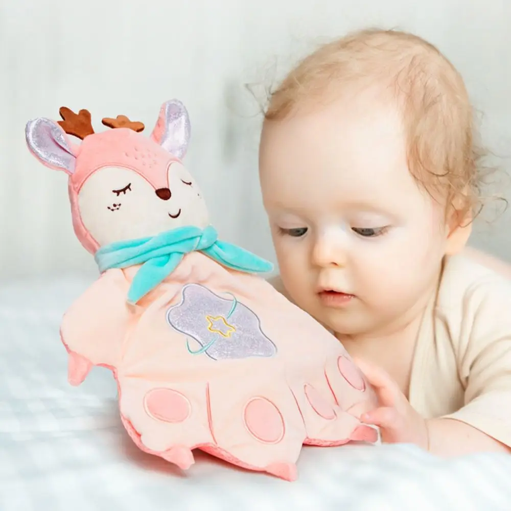 PP Cotton Palm Shape Soothing Pillow Fluffy Interactive Animals Puppet Toys Collection Handmade Adorable Stuffed Hand Puppets