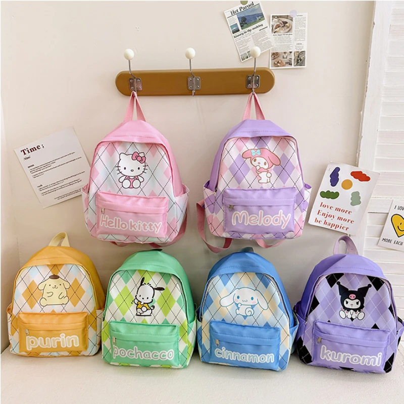 

Miniso Sanrio Women's Backpack Fashionable High Quality Girl Backpack Cartoon Fresh and Lightweight Versatile Student Backpack