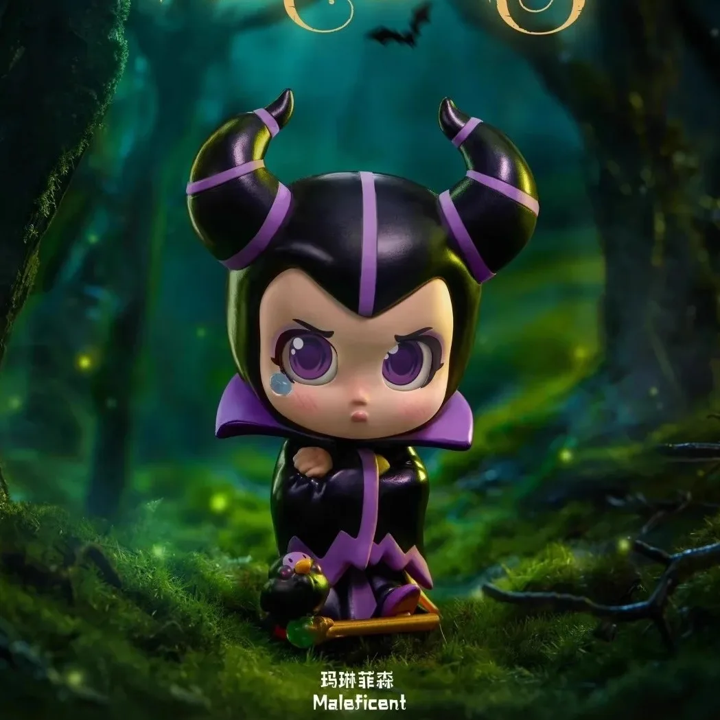 오리지널 디즈니 악당은 복종하지 않는 시리즈 블라인드 박스 Collectible Figurines 귀여운 디스플레이 항목 이상적인 선물 트렌디 장난감
