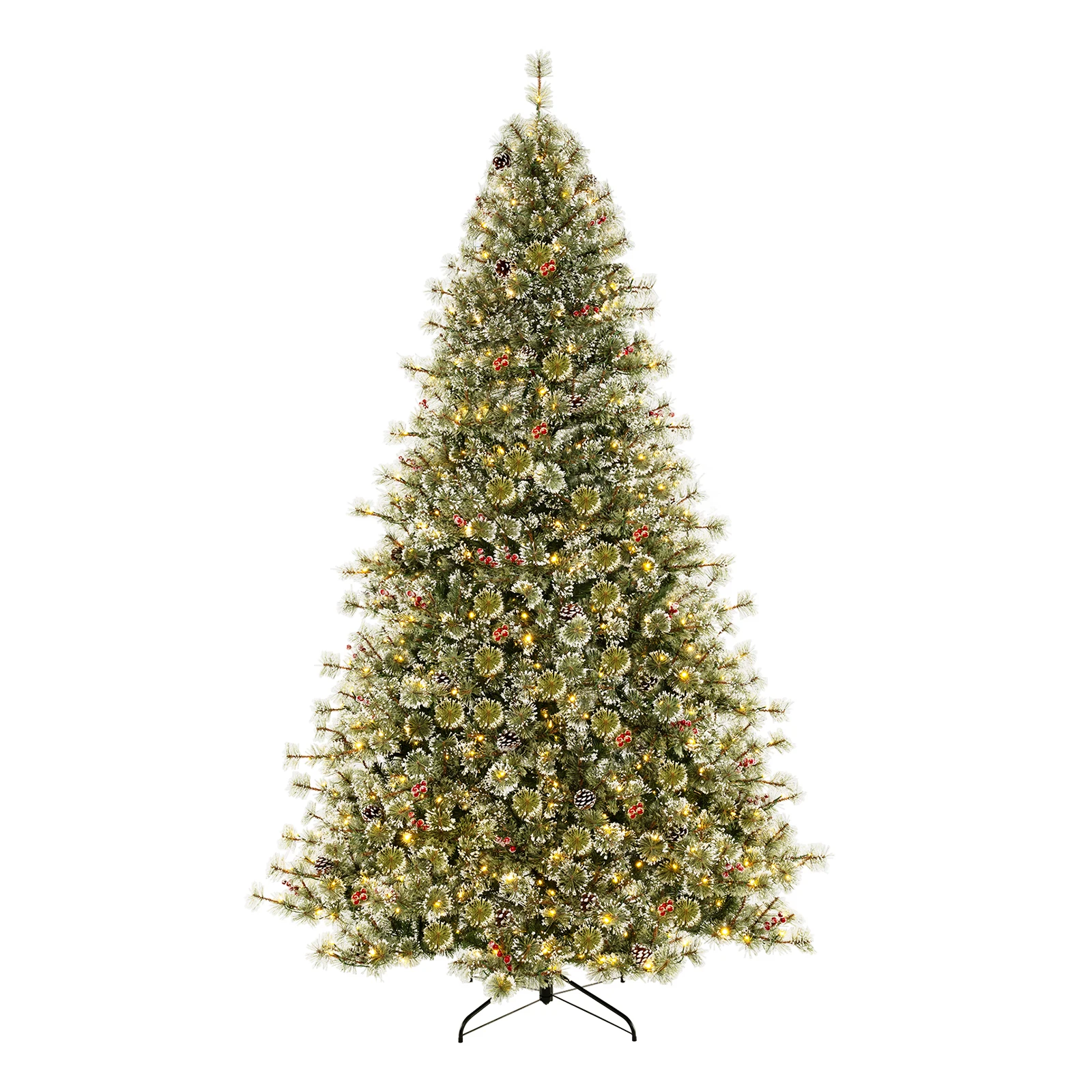 

6/ 7. 5/ 9 FT Pre-lit Artificial Christmas Tree, 9 Lighting Modes
