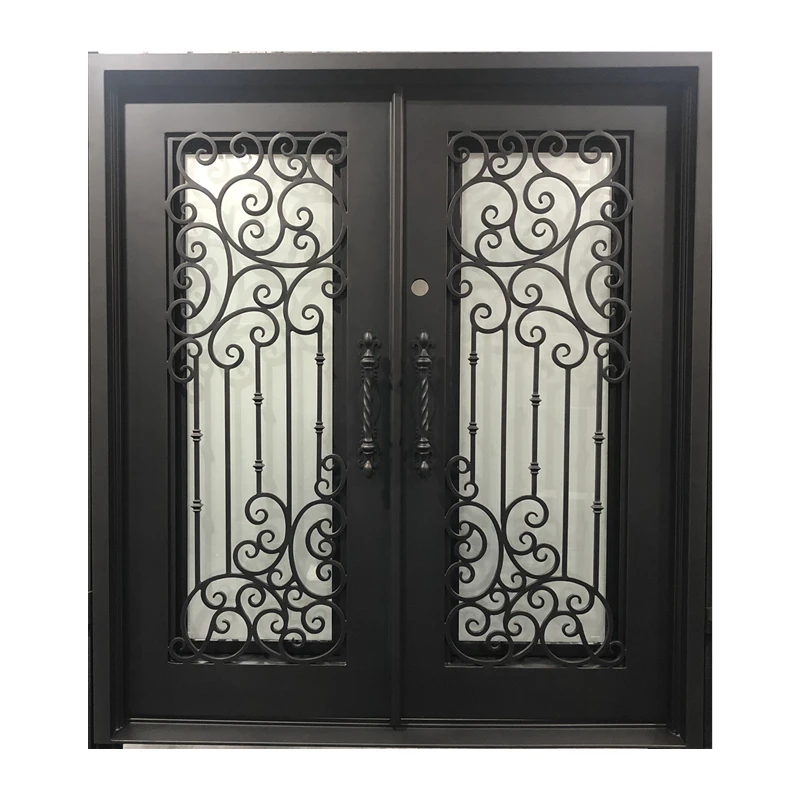 

Support Customization Iron Door Price Wrought Iron French Doors Wrought Iron Door