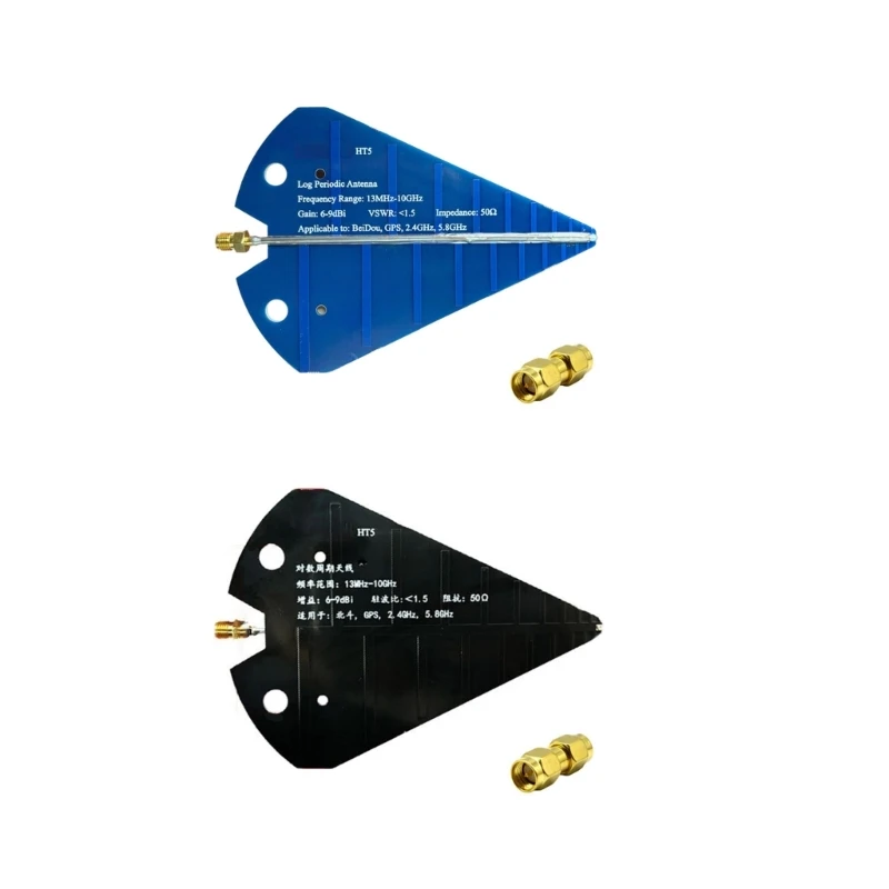 UWB Widebands 1300MHz-10GHz Log-Periodic Directional Antenna For Radio Communications QXNF