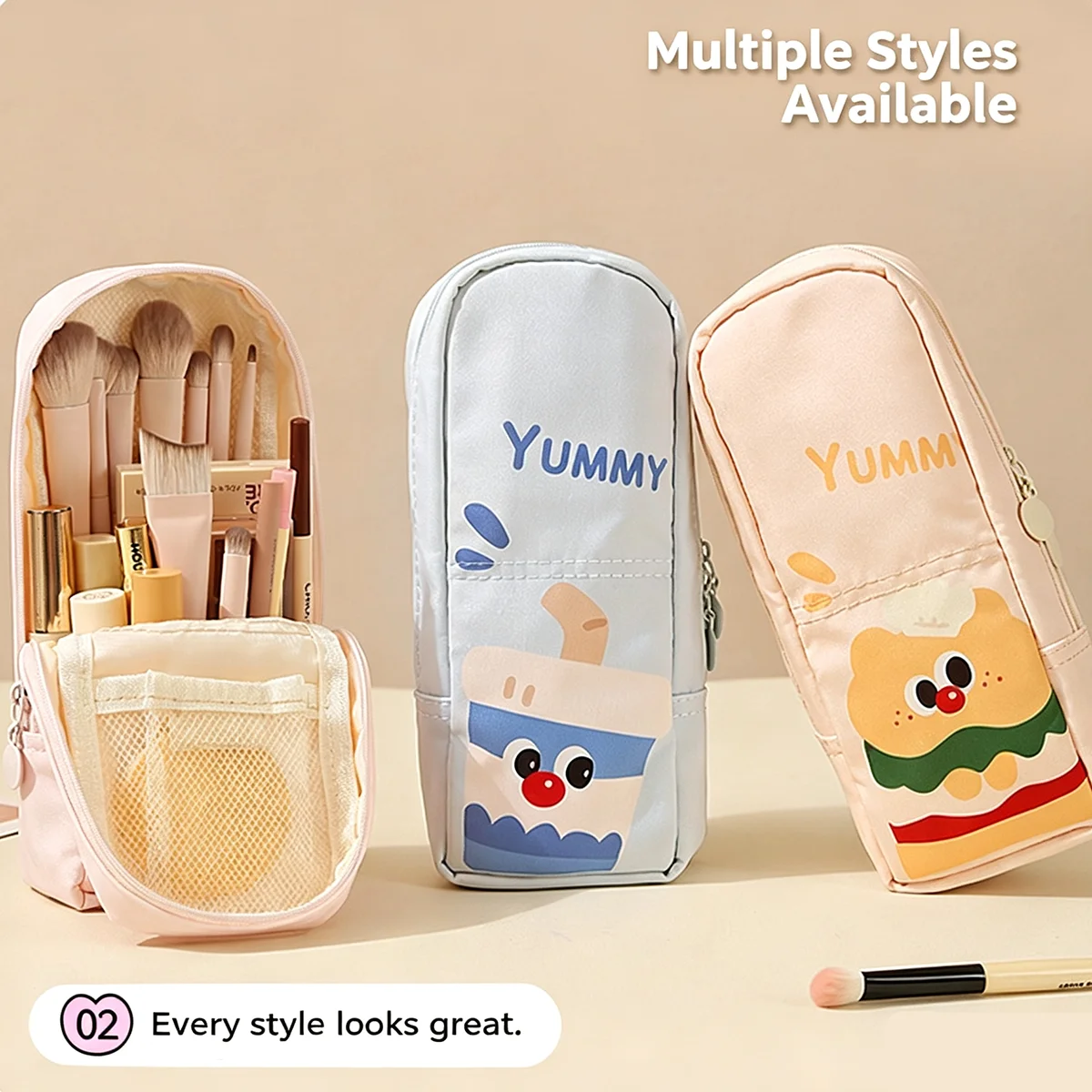 Standing Mesh Toiletry Bag Breathable Quick Dry Toothbrush Case Anti Mold Cosmetic Organizer For Travel College Dorm Gym Shower