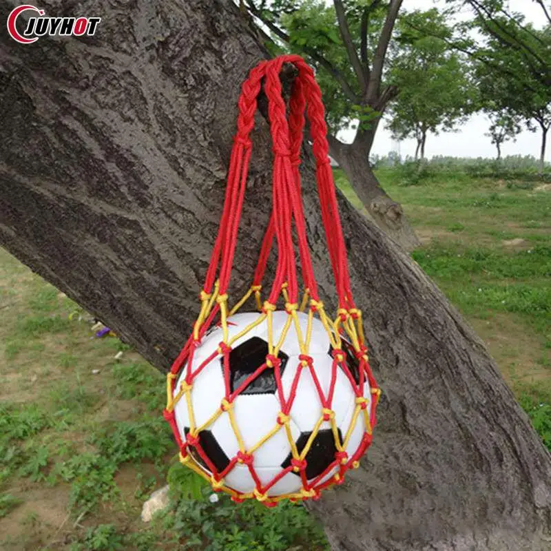 Football Net Bag Nylon Bold Storage Bag Single Ball Carry Portable Equipment Outdoor Sports Soccer Basketball Volleyball Bag