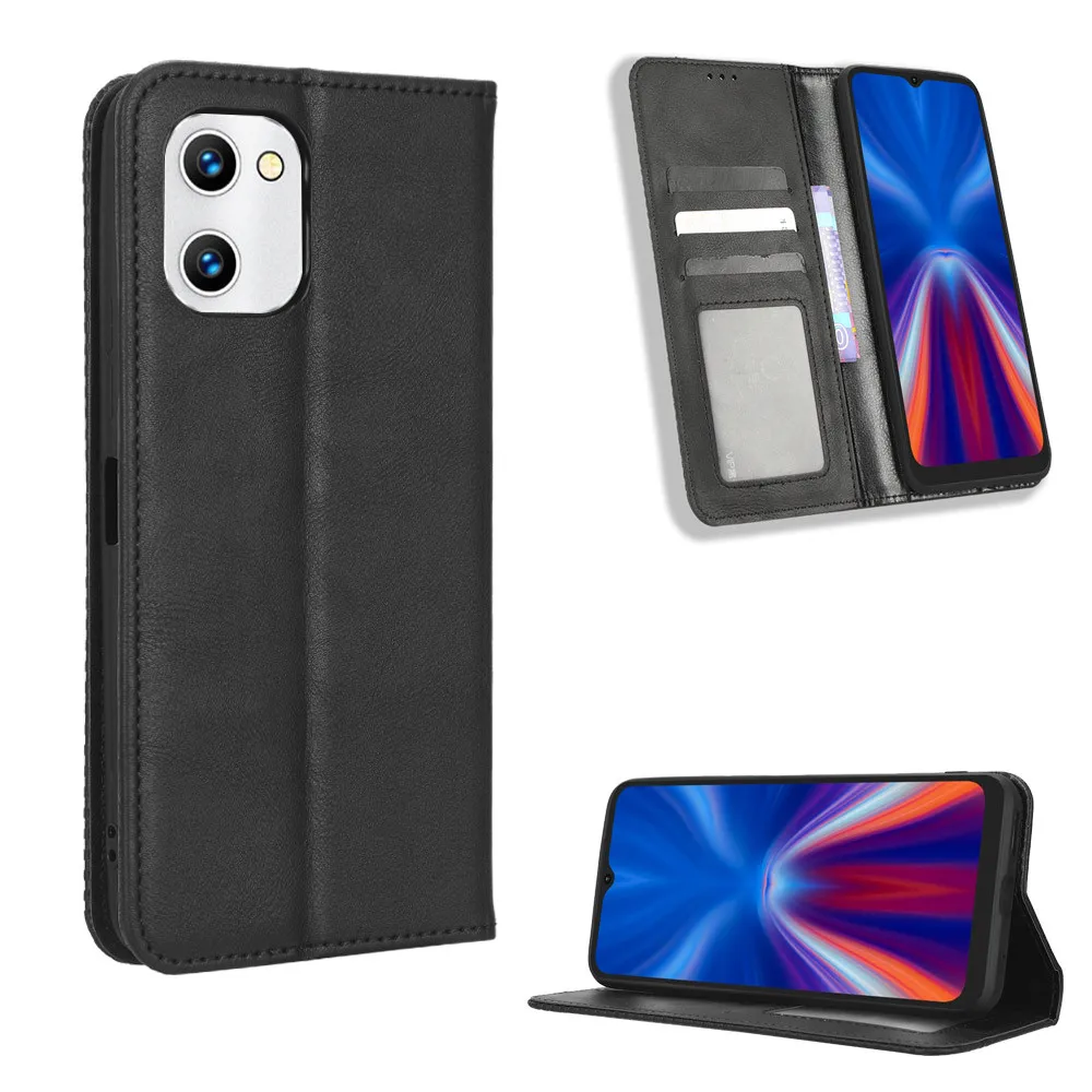 For Umidigi C1 Luxury Flip PU Leather Wallet Magnetic Adsorption Case For Umidigi C1 C 1 UmidigiC1 Phone Bags