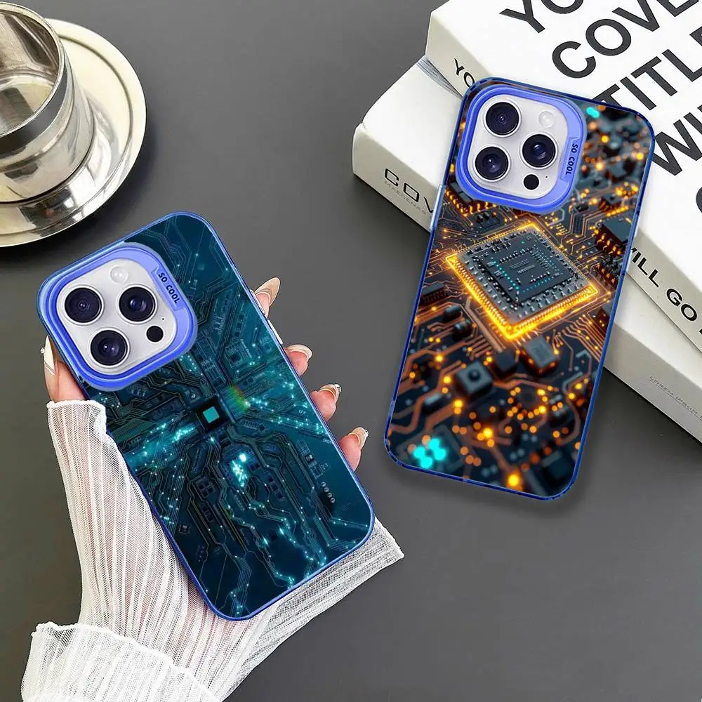 

Wildflower Pattern Phone Case For iPhone 16,15,14,13,12,11,Mini,Pro,MAX Blue Matte Shockproof Cover