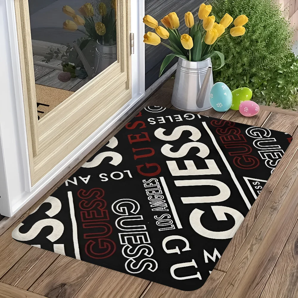 G_guessS logo Bath Mat Nordic Style Home Doormat Bathroom-Toilet Mats Bedroom Welcome Doormat