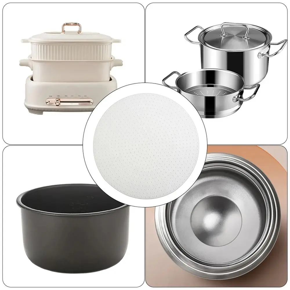 1Pcs New Rice Cooking Silicone Steamer Liners Anti-scorch Cooking Tools Rice Cooker Silicone Mat Kitchen 18-30cm Non-stick Pad