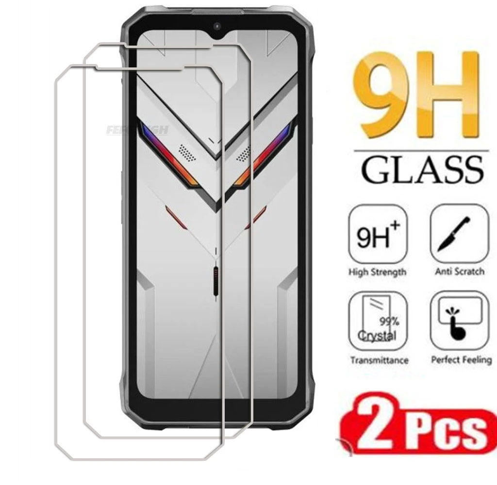 2PCS 9H HD Tempered Glass For HOTWAV T7S 6.52