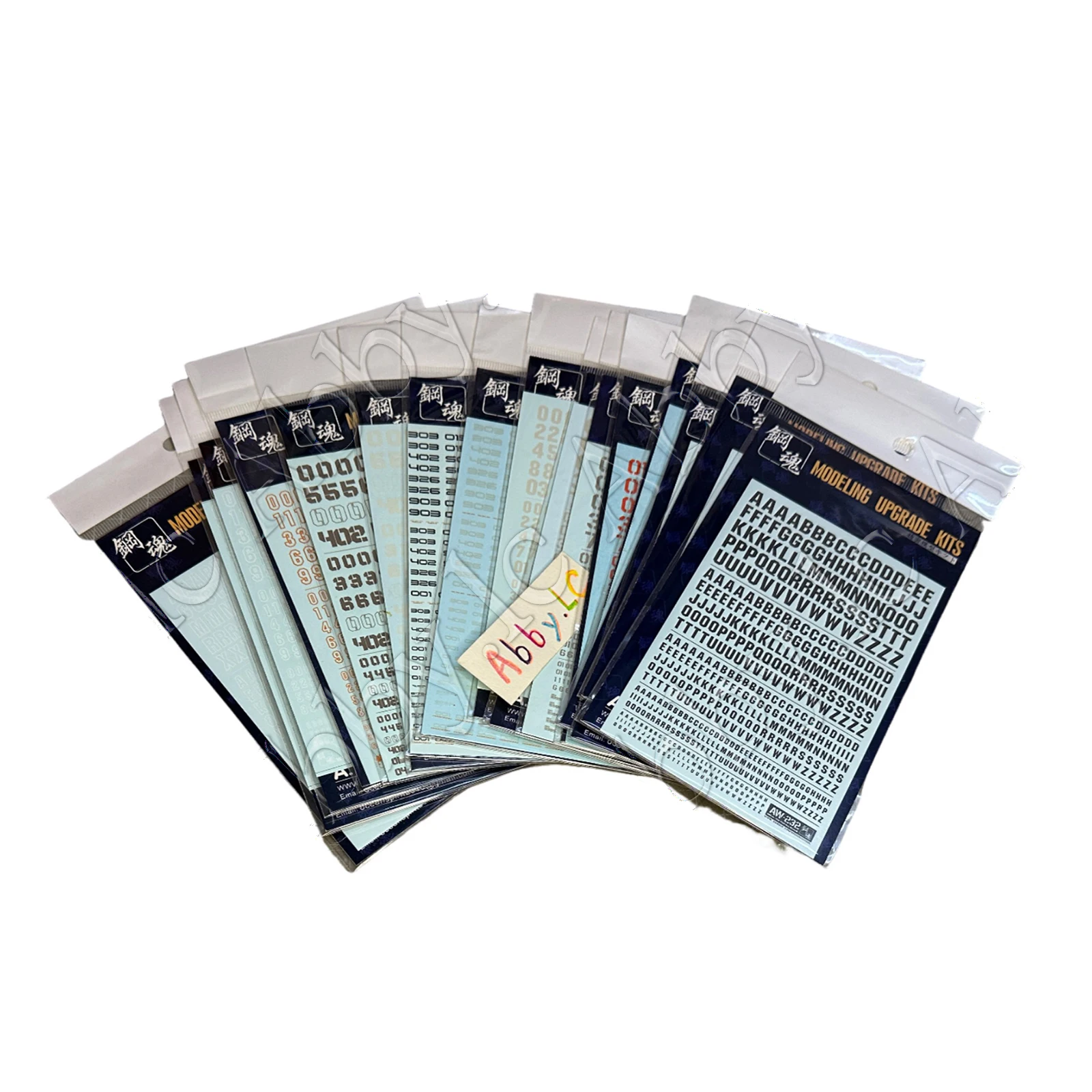 لنماذج عسكرية 4wd MG HG Madworks AW أرقام منزلق المياه الدقيقة ملصق رقمي AW-232 AW-233 AW-234 AW-235 AW062-AW162