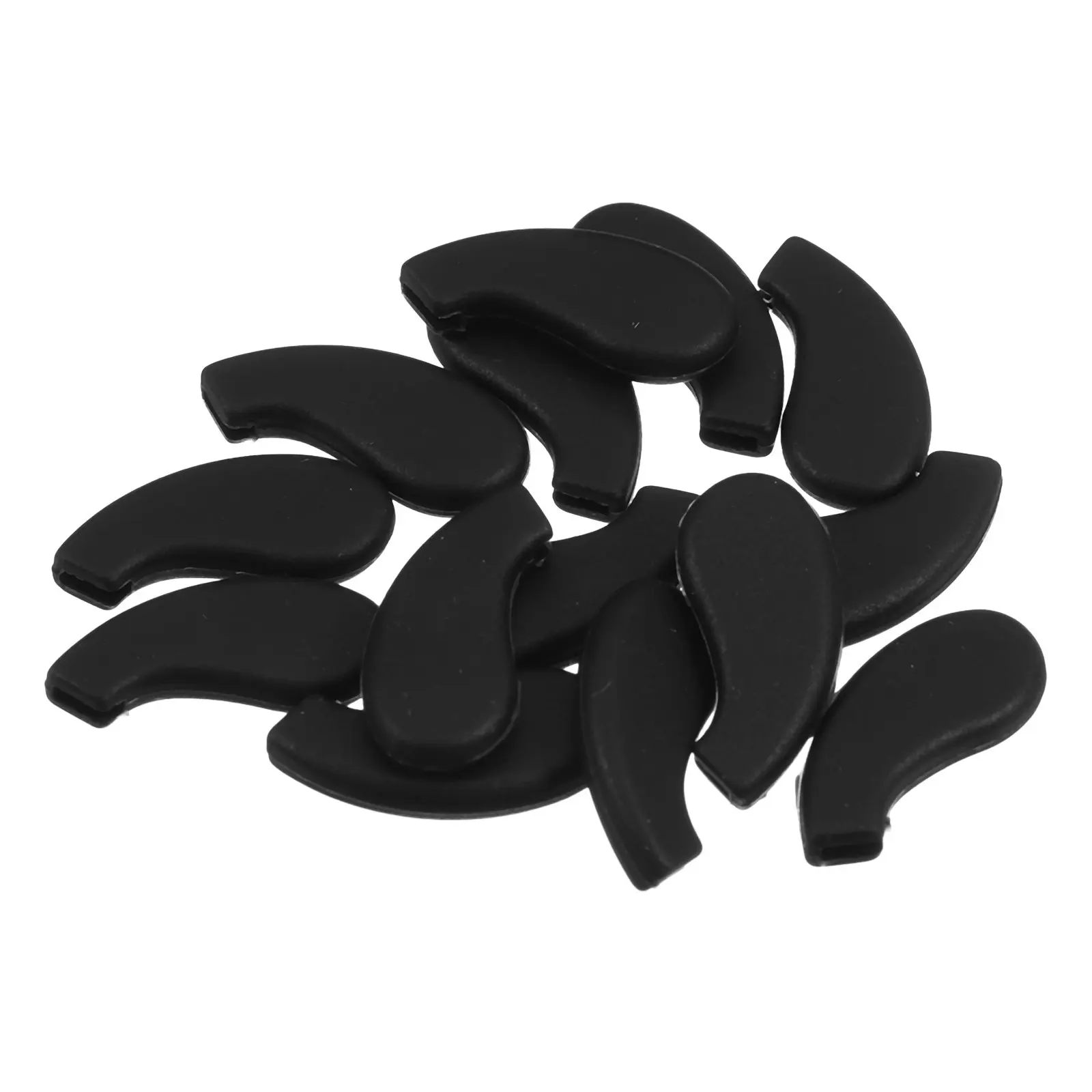 

10Pairs Silicone Nose Pads for Eyeglasses Gentle Slip-Resistant Nose Grips Replacement Cushions for Plastic Frames School