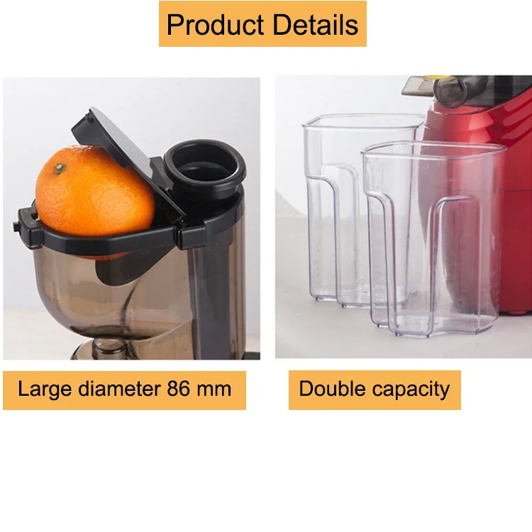 Brand New Machine, Slow Masticating Home Extractor Best Orange Juicer Machine