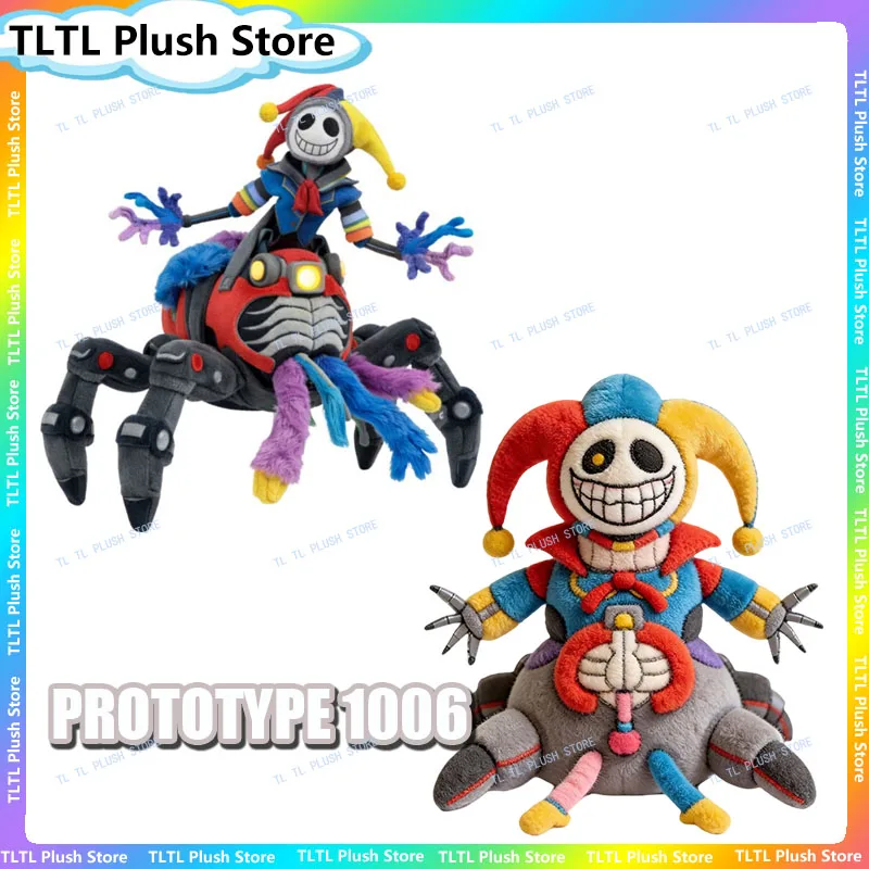 

Prototype 1006 Plush Poppy Play C5 Jester Spider Harle y Soye Monster Soft Stuffed Doll Toy For Game Fans Kids Bedroom Decor