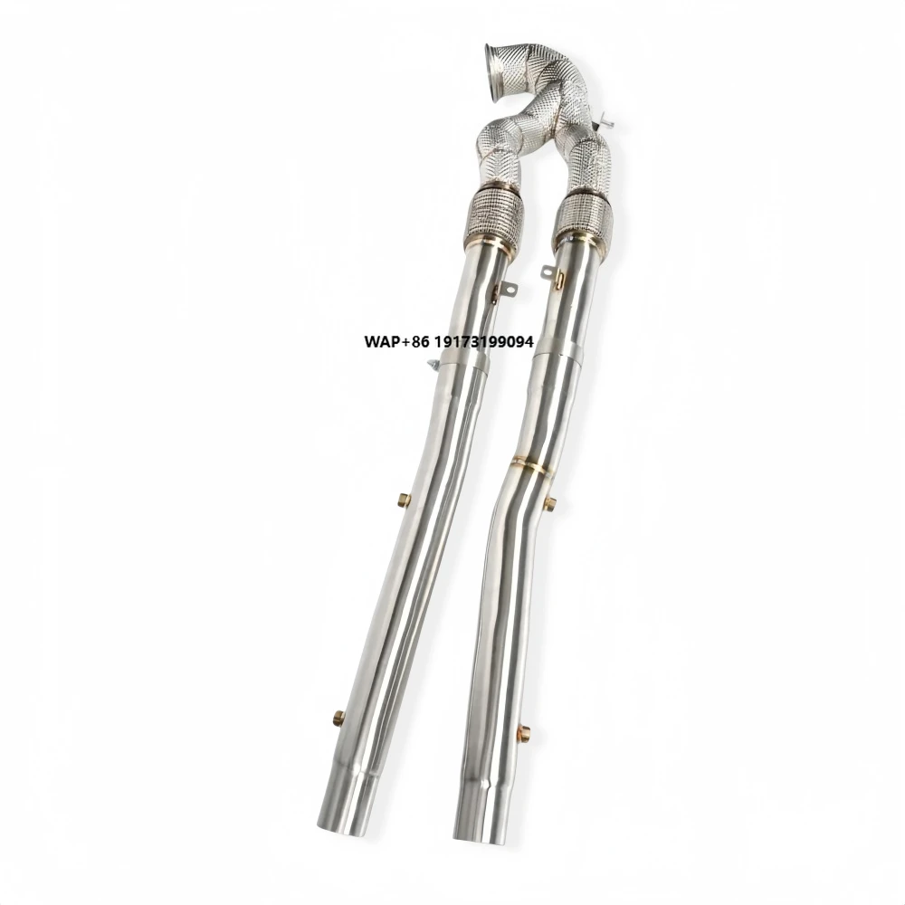 

High-quality Exhaust Downpipe Head for TTRS 2.5T 2018- 2023 SS304 Racing Performance Exhaust Pipe Catalytic Converter