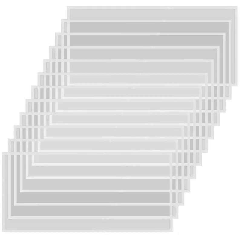 

VOFUN-Film Sandblast Cabinet For 23" X 11" For Abrasive Window Blasting Cabinet-12-Pack Lens Cover