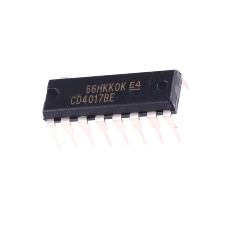 10PCS/LOT CD4017BE DIP-16  CD4017 CD4017B 4017 DECADE COUNTER DIVIDER IC Chip