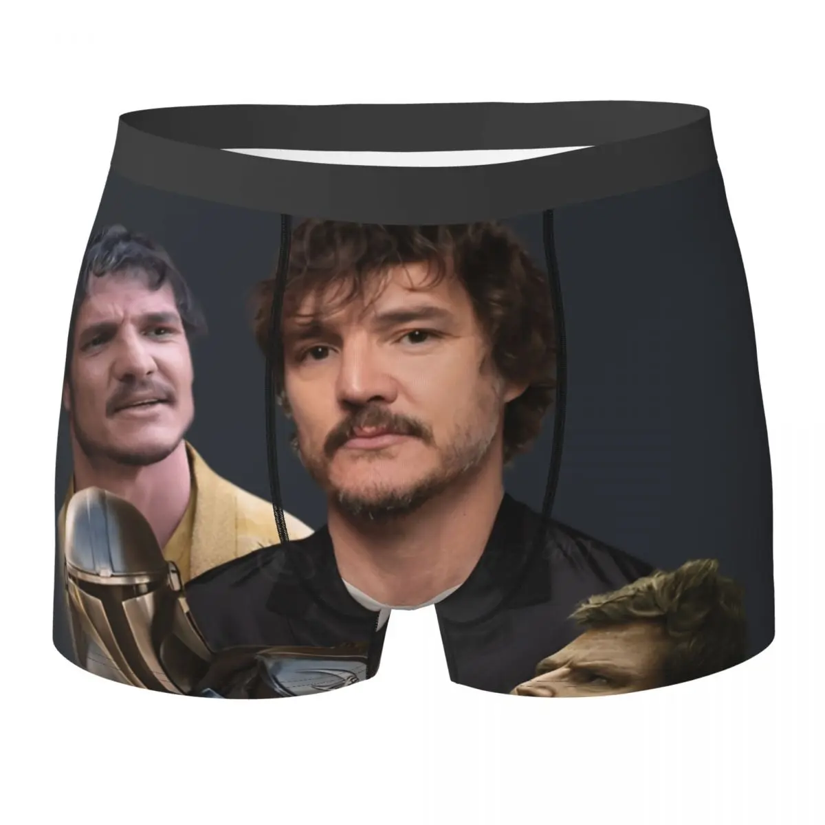 

Pedro Pascal (6) Мужское нижнее белье с принтом, простые трусы-боксеры, модные трусы-боксеры больших размеров