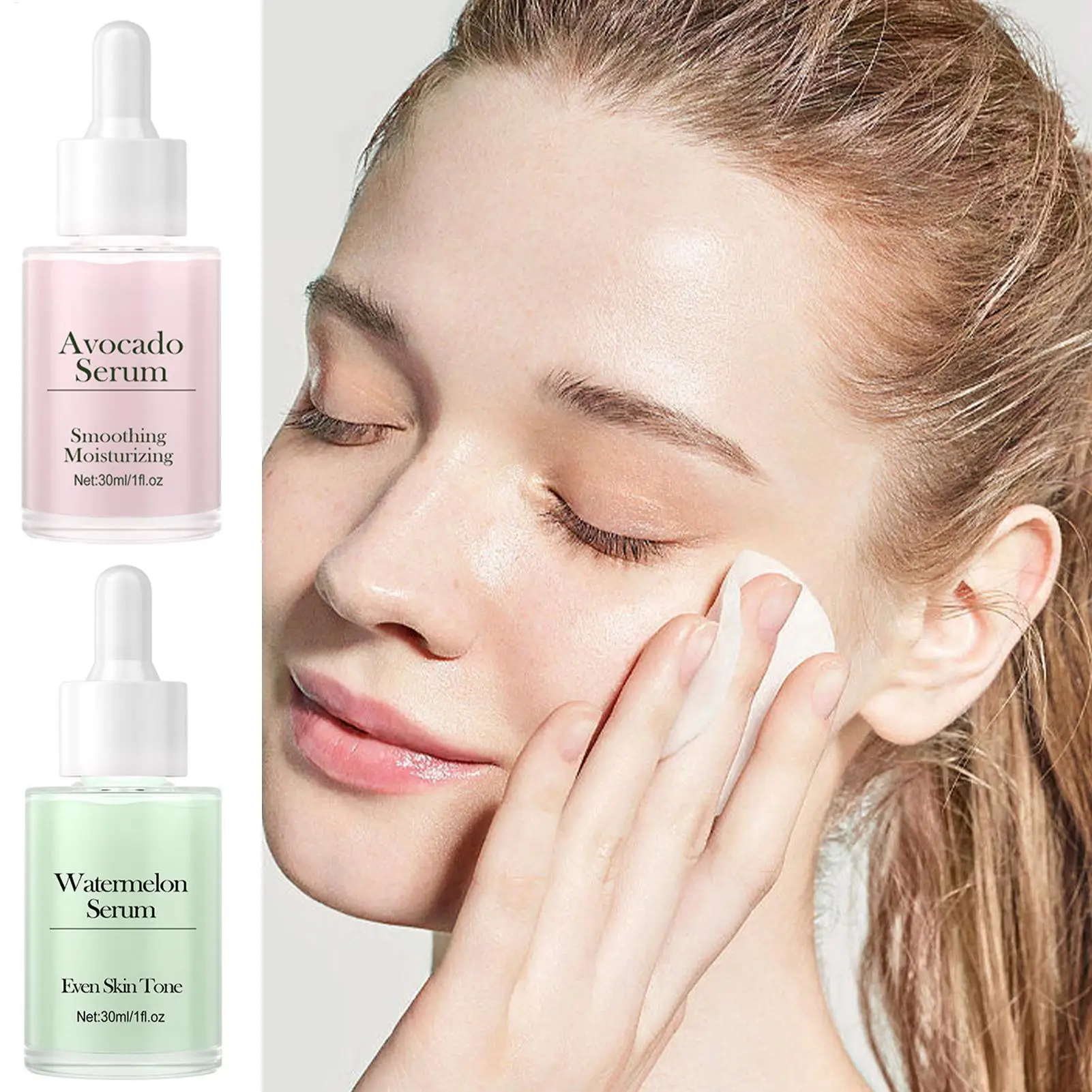 30 مللي مصل النياسيناميد للوجه يتلاشى ترطيب تقليص المسام مصل الأفوكادو الناعم يقلل من الخطوط الدقيقة مصل شد الوجه #5