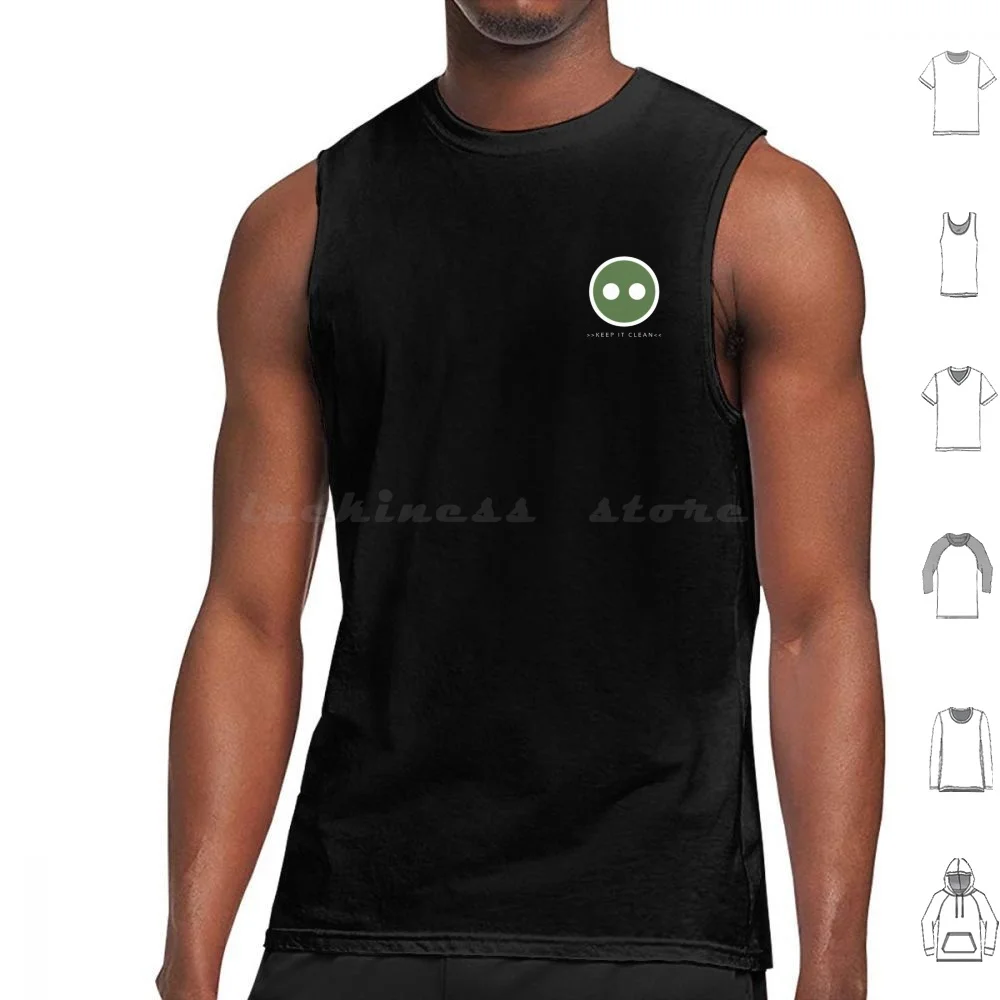 Superintendent ( Keep It Clean ) Tank Tops Print Cotton 3 3 Odst Video Games Infinite Master Chief Minimal Minimalistic