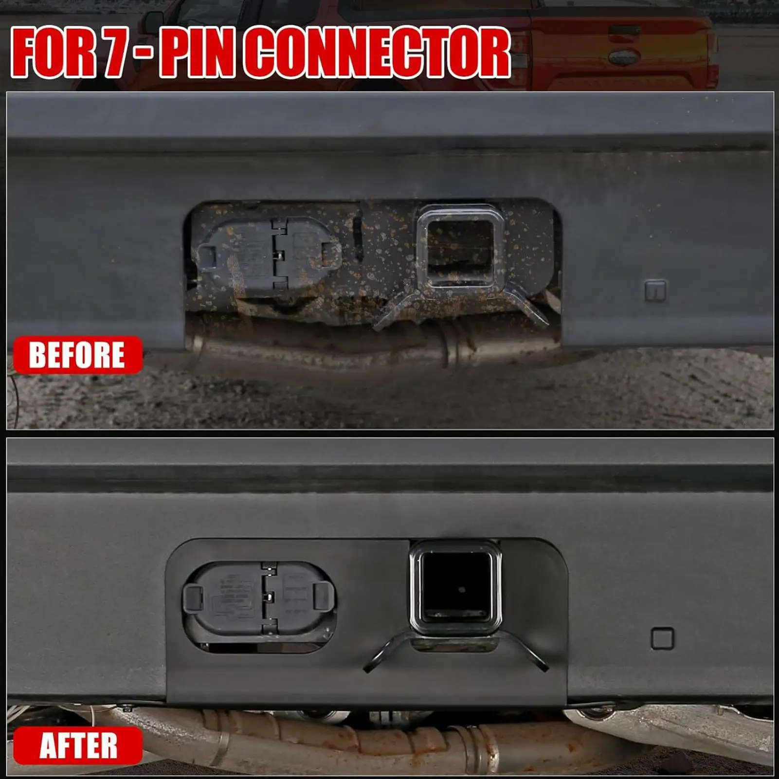 

Для Ford Maverick задний бампер, накладка, сцепка, объемная защита, матовая защитная пластина для улучшения задней двери прицепа