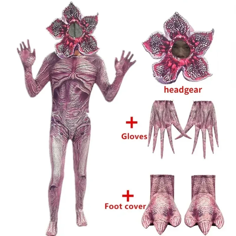 Kids Costumes for Stranger/Things Halloween Cosplay Costume Child Horror Jumpsuits Scarry Zombie Cosplay Clothes Suit