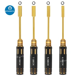 4 in 1 Hex Screwdriver 4.0/5.5/7.0/8.0mm Wrench Hand Tool Set for RC Quadcopter Helicopter Multi-Axis FPV Drone Model Repair Kit