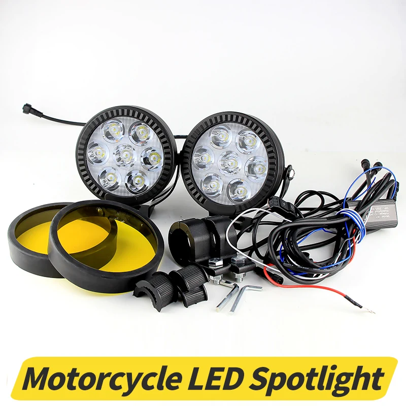 

Universal LED Work Light Spotlight Fog light Driving Lamp for BMW R1200GS R1250GS F800 F850 F900 Motorcycle SUV ATV UTV Truck