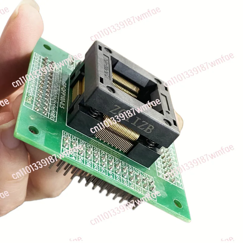 LQFP100 Test Socket | TQFP-100-0.5 Burn-in, IC, Aging & Programming Socket