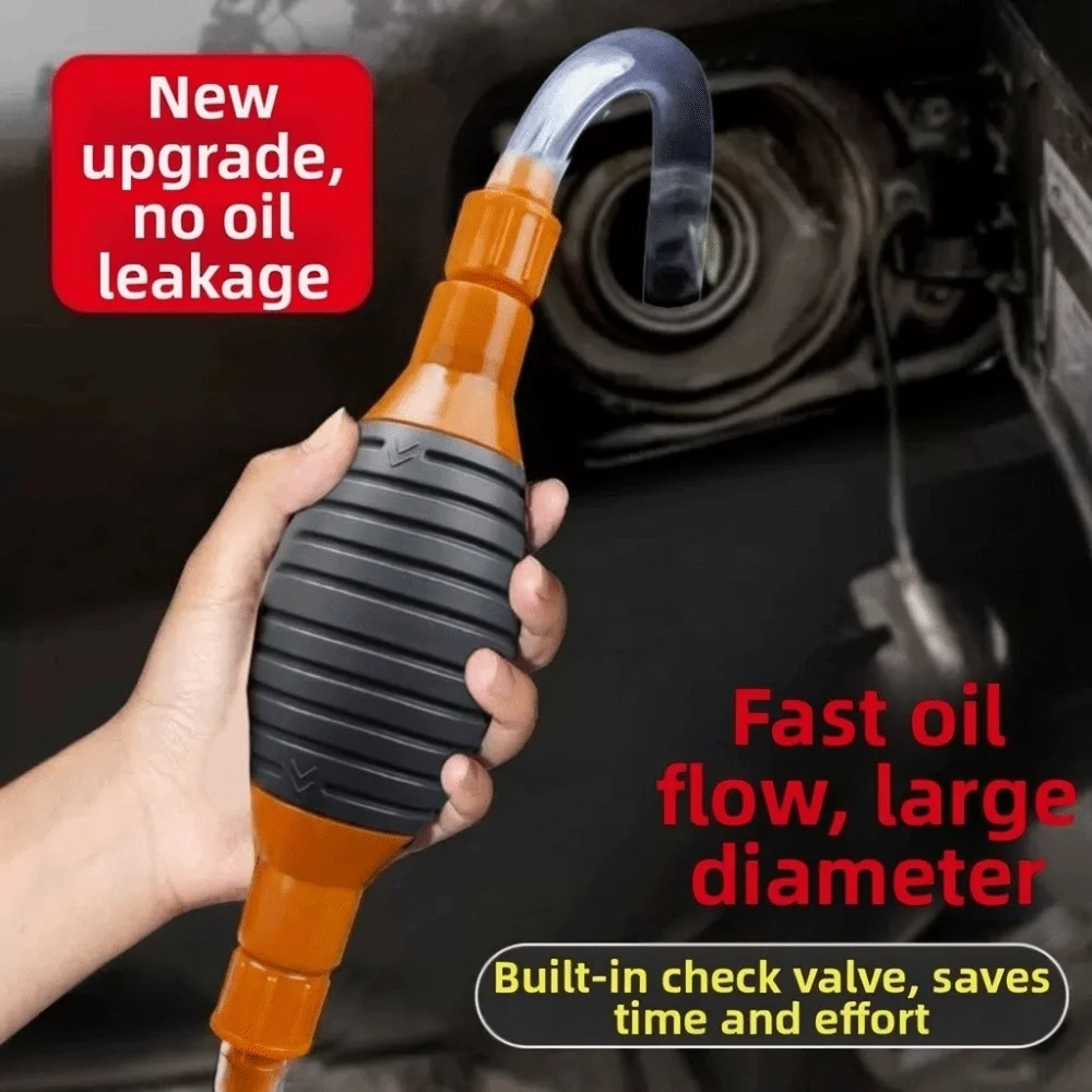 

Suction Pipe Universal Manual Fuel Pump Safe Portable Fuel Transfer Pump High Flow Multifunctional Siphon Hose Pump Oil