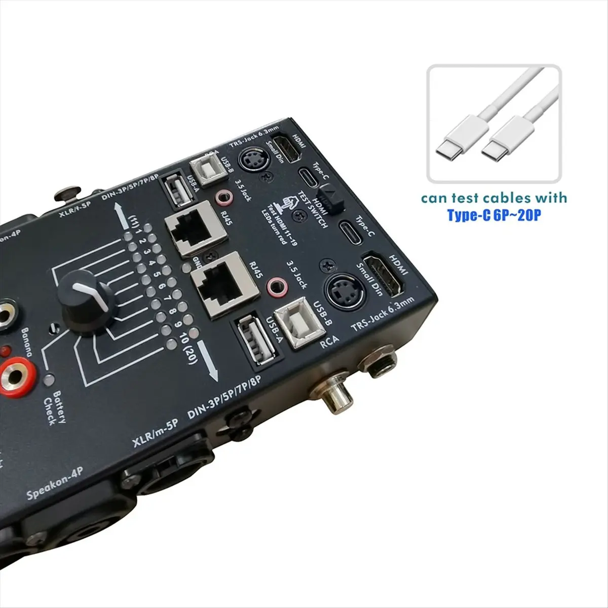 happy-dian-ct-20c-tester-multifunzione-per-cavi-audio-16-in-1-tester-elettronico-speciale-compatibile-con-linee-di-segnale-xlr