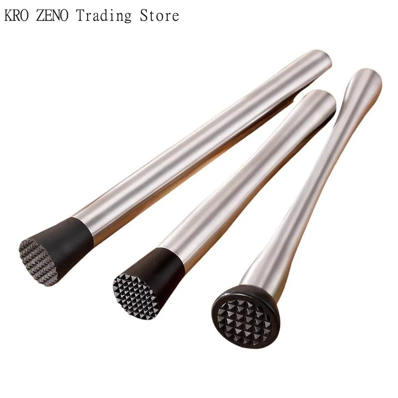 Stainless Steel Cocktail Muddler Shaker With Crushing Hammer DIY Drink Fruit Muddler Crushed Ice Barware Tool