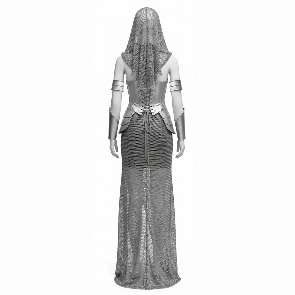 Déguisement Chevalière Médiévale Femme – Fausse Armure – photo 7