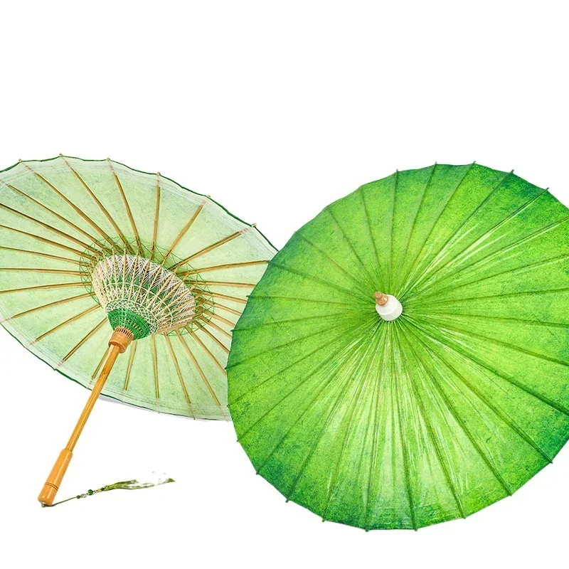 Oil-paper umbrella for both weather and rain, practical intangible cultural heritage, handmade rain protection, sun protection