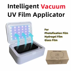 Intelligent Vacuum UV Film Applicator For Phone Screen Protector UV Lamp For Curable Film Photofixation Hydrogel Glass Film