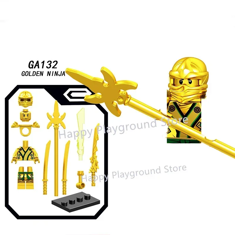 หุ่นนินจา garmadon Jay Zane Kai Nya Lloyd samukai Cole Harumi อัลตร้าไวโอเล็ตงูตึกมอร์โรของเล่นเด็ก