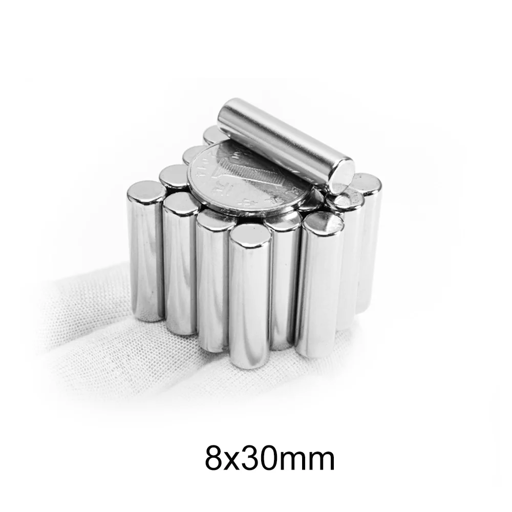 

8x30 mm Powerful magnet 8mmx30mm Strong Round Magnet 8x30mm For Home Refrigerators, Offices DIY 8*30