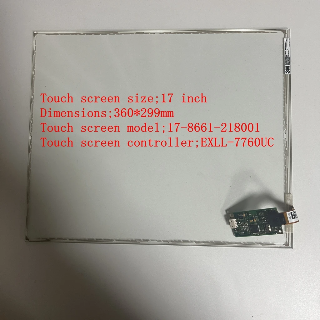 17-8661-2180-01 SCT3250 98-0003-3362-9 EXLL-7760UC Brand New Original 17 Inch Touch Screen with Original Controller