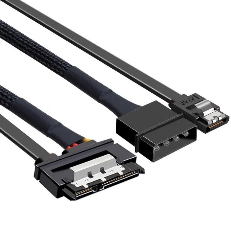 SATA3.0 22P mother to 7P-4P conversion  Data Power Combo Cable for Laptop Desktop SSD HDD Conversion