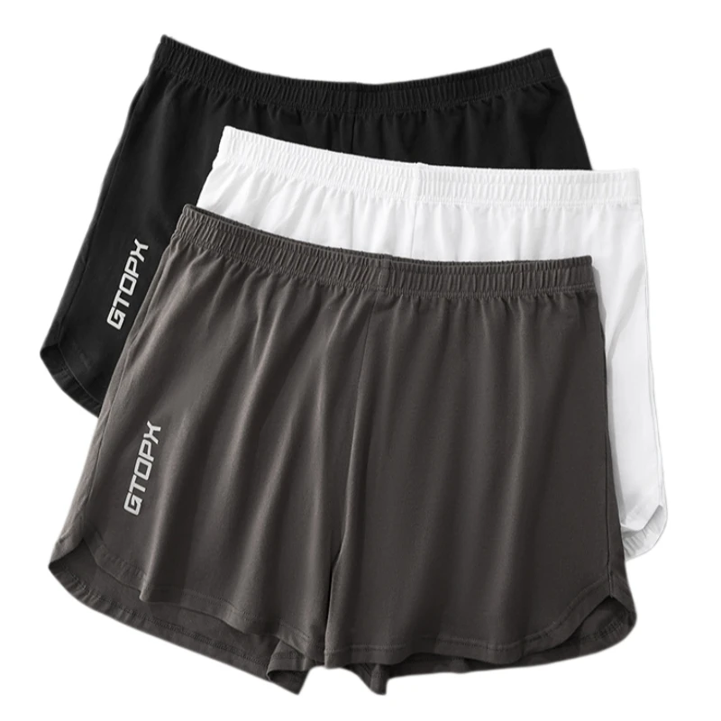 

Men's Boxer Shorts Loose Fit Summer Pajama Shorts Light Weight Breathable Soft Underwear Solid Color Aro Pants