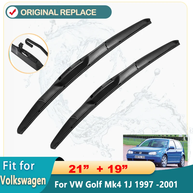 Car Front Wiper Blades For Volkswagen VW Golf Mk4 1J 1997 1998 1999 2000 2001 Cleaning Windshield Windscreen Brushes Accessories