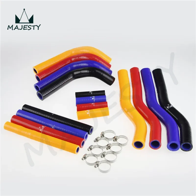 Silicone Radiator Coolant Hose +CLAMPS  for Suzuki RM125 RM 125 2001-2008 02 03 04 05 YL