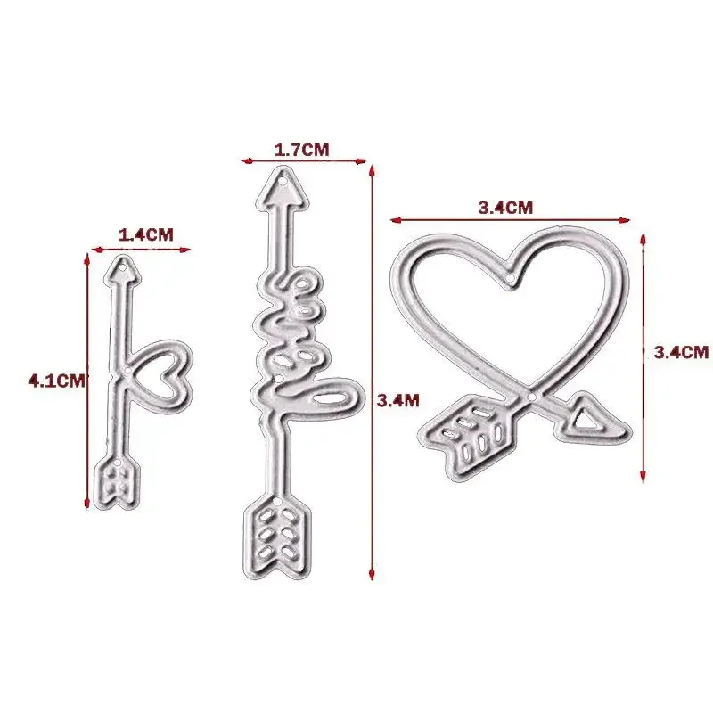 Arrow Design Metal Cutting Dies for DIY Scrapbooking Album Paper Card