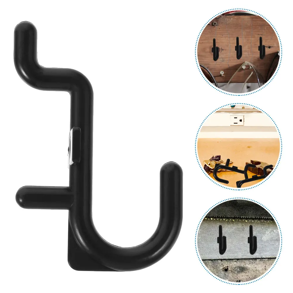 

40 pcs Pegboard Plastic Storage Hooks For Hanging Tools Wall Garage Organization Space-Saving Tool Storage Compatible With