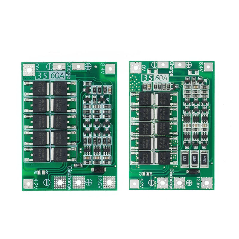 

1~100Pcs 3-String 11.1V 12.6V 18650 Lithium Battery Charger Protection Board Balanced/Enhanced 60A Can Be Started