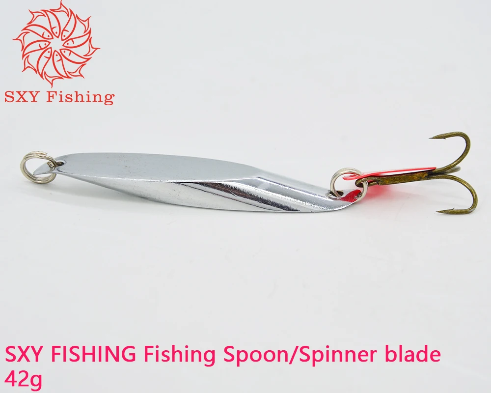 

SXY FISHING Металлическая приманка для троллинга Спиннер лезвие рыболовная ложка DIY VIB рыбная приманка Морская приманка Пресноводная приманка медная приманка 42 г